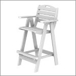 Nautical 29.5" Outdoor Bar Chair