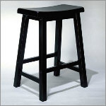Powell Antique Black 24" Counter Stool